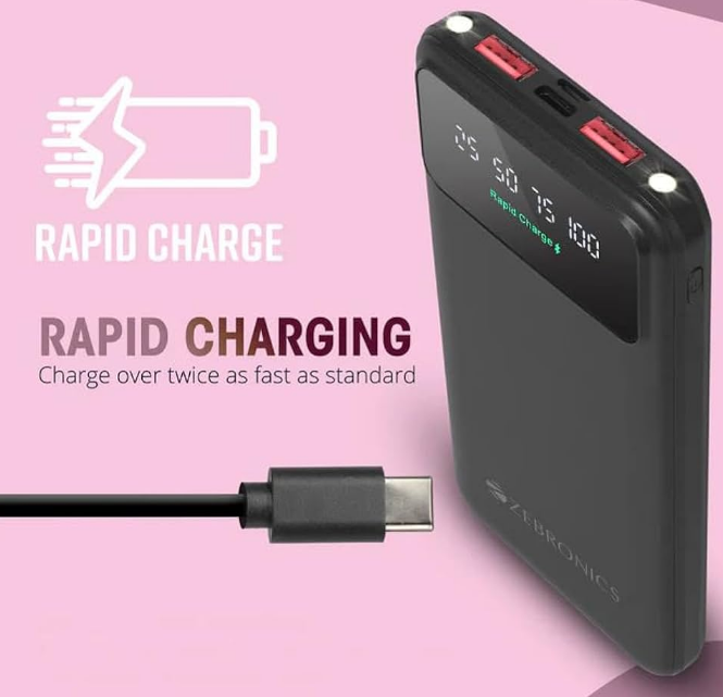 Zebronics  POWER BANK MB 10000 mAh